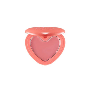 Compact of lilybyred's Luv Beam Cheek in 03 Mood Rose opened to reveal the blush inside.