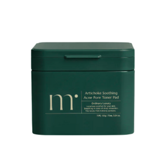 molvany artichoke soothing acne pore toner pads