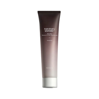 haruharu wonder's Black Rice Moisture 5.5 Soft Cleansing Gel in a 100 ml (3.4 fl oz) tube, unscented.