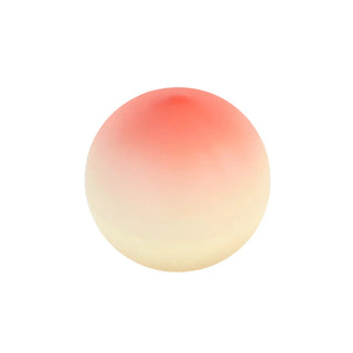 TONYMOLY's Mini Peach Lip Balm in a peach container.