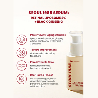 SEOUL 1988 Serum: Retinal Liposome 2% + Black Ginseng