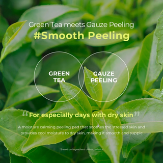Green Tea Moist PHA Gauze Peeling Pad