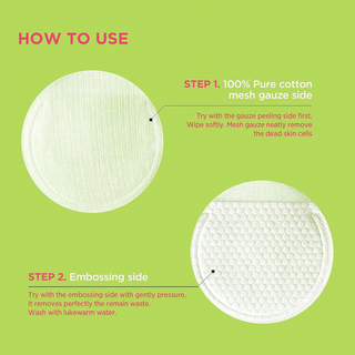 Green Tea Moist PHA Gauze Peeling Pad