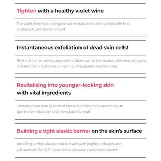 Wine Lift PHA Gauze Peeling Pad