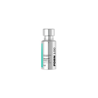 PDRN Essence 100 by VT's in a 1.01 fl oz/30 ml bottle. Packed with 100,000 ppm of phyto PDRN, this essence helps improve elasticity and reduce wrinkles.