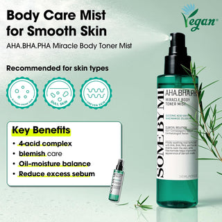 AHA BHA PHA Miracle Body Toner Mist