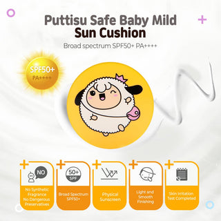 Sun Cushion Safe Baby Mild Sunscreen SPF 50+ PA++++