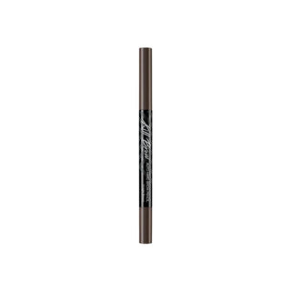 CLIO's Kill Brow Auto Hard Brow Pencil in color 02 Light Brown, with black packaging and light brown caps.